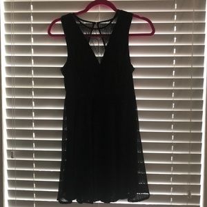 BCBG generation black lace dress 0 NWOT